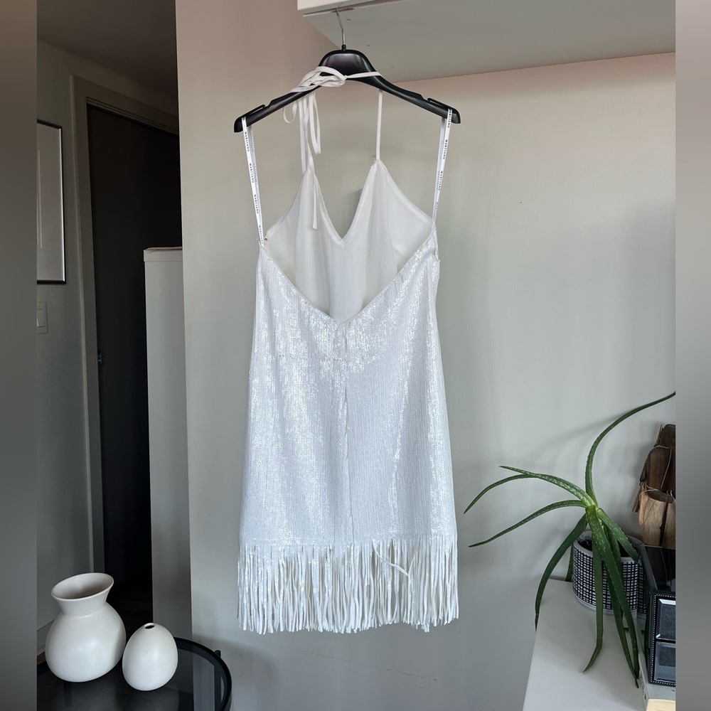 Marciano Elegant White Formal
Evening Wedding Guest Party Dress New Sz M - Picture 4 of 16
